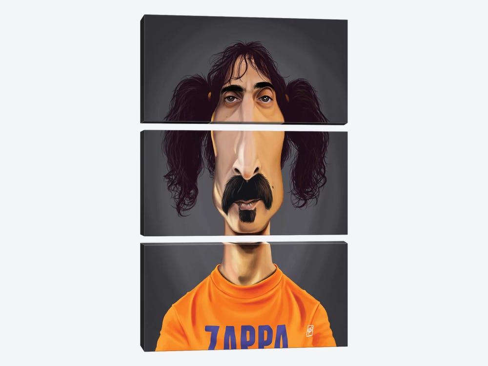 Frank Zappa by Rob Snow 3-piece Art Print