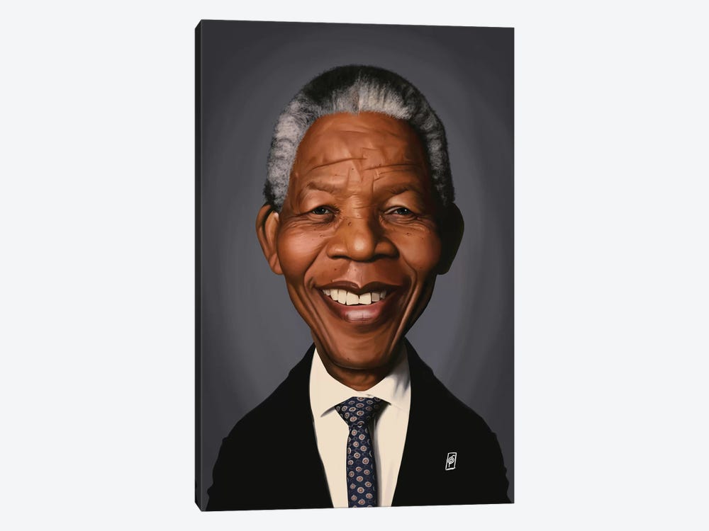 Nelson Mandela by Rob Snow 1-piece Canvas Art Print