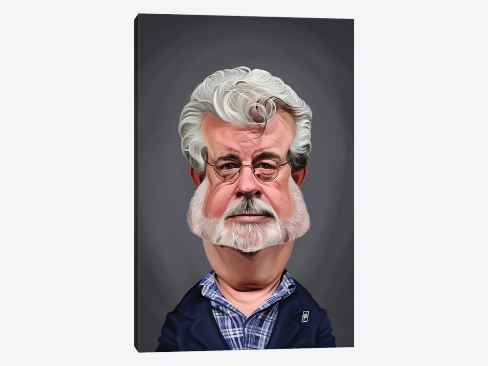 George Lucas by Rob Snow 1-piece Canvas Wall Art