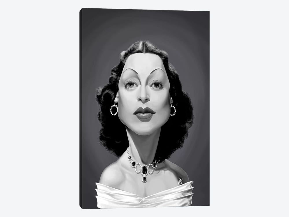 Hedy Lamarr by Rob Snow 1-piece Canvas Wall Art