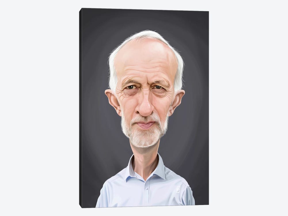 Jeremy Corbyn by Rob Snow 1-piece Canvas Artwork