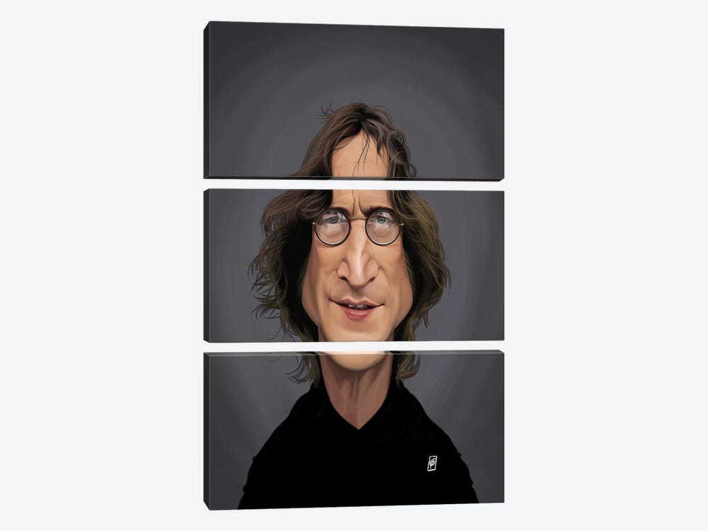 John Lennon by Rob Snow 3-piece Art Print
