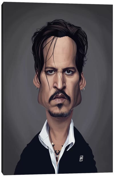 Johnny Depp Canvas Art Print - Rob Snow