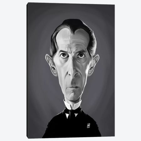 Peter Cushing Canvas Print #RSW290} by Rob Snow Canvas Wall Art