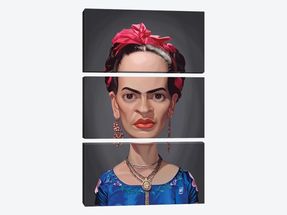Frida Kahlo  by Rob Snow 3-piece Canvas Artwork