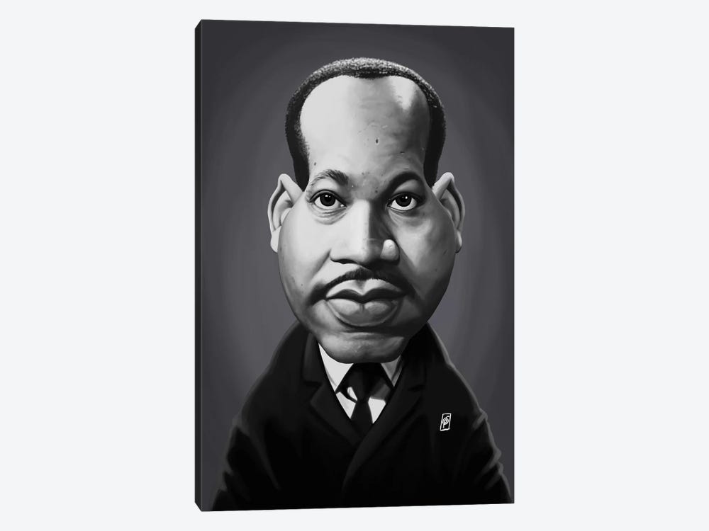 Martin Luther King  by Rob Snow 1-piece Canvas Art