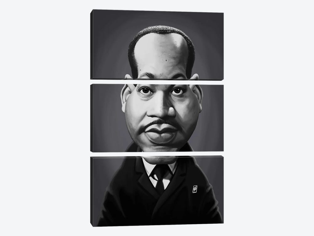 Martin Luther King  by Rob Snow 3-piece Canvas Artwork