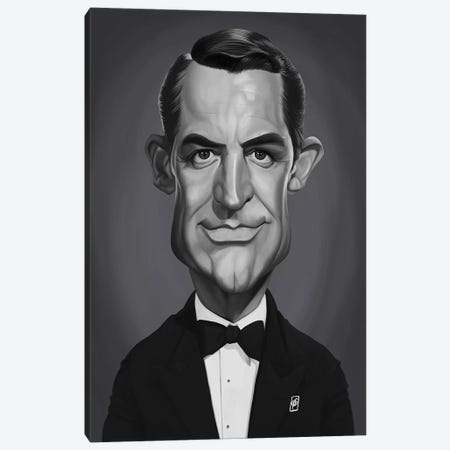 Cary Grant Canvas Print #RSW303} by Rob Snow Canvas Art