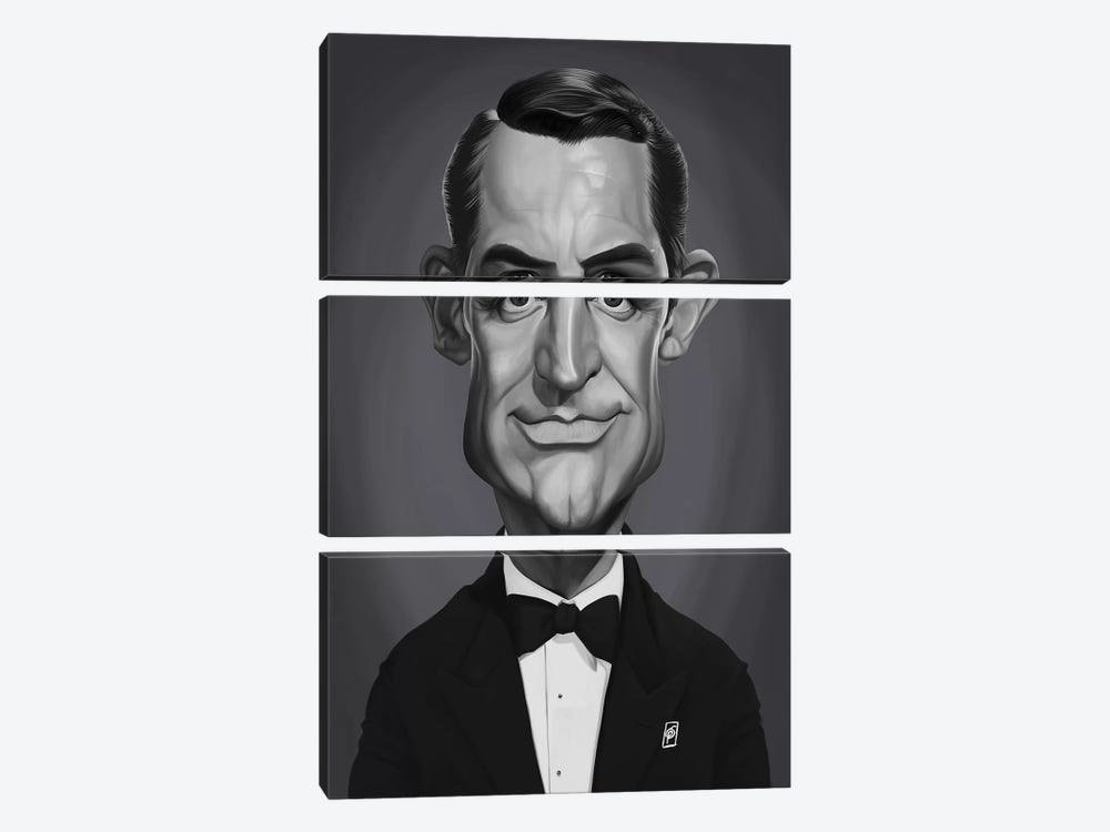 Cary Grant by Rob Snow 3-piece Canvas Art