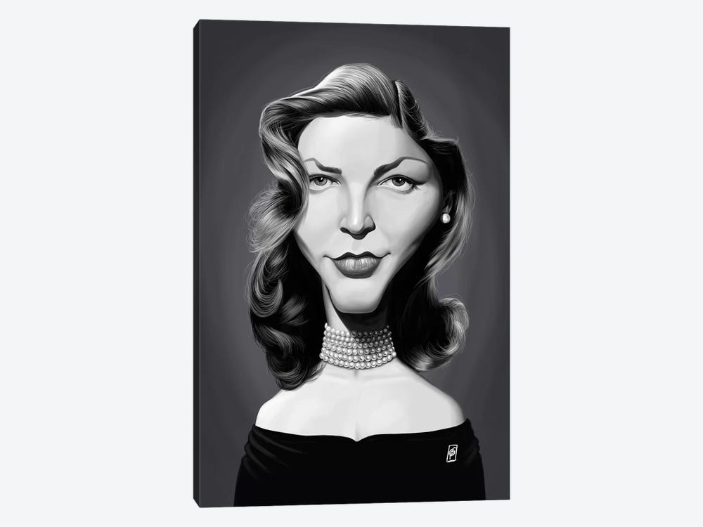 Lauren Bacall by Rob Snow 1-piece Canvas Artwork