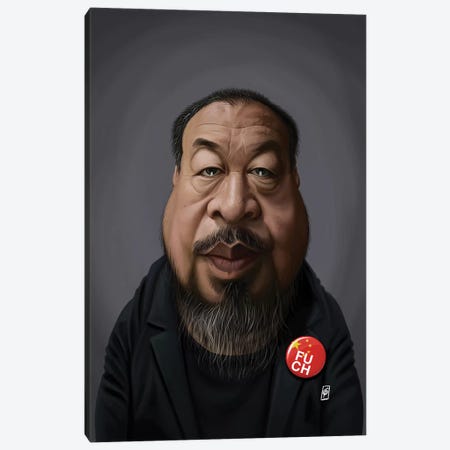 Ai Weiwei Canvas Print #RSW318} by Rob Snow Art Print