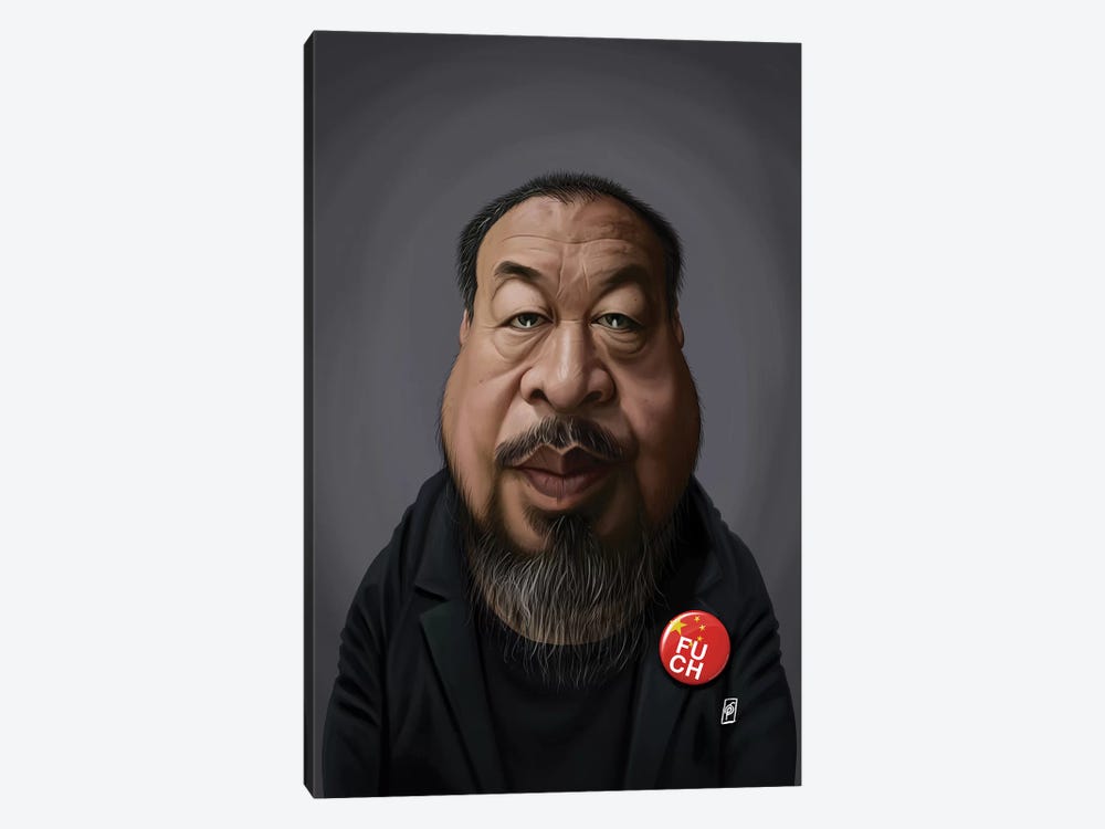 Ai Weiwei by Rob Snow 1-piece Canvas Artwork