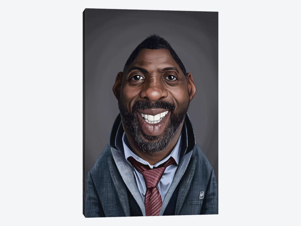 Idris Elba by Rob Snow 1-piece Canvas Artwork