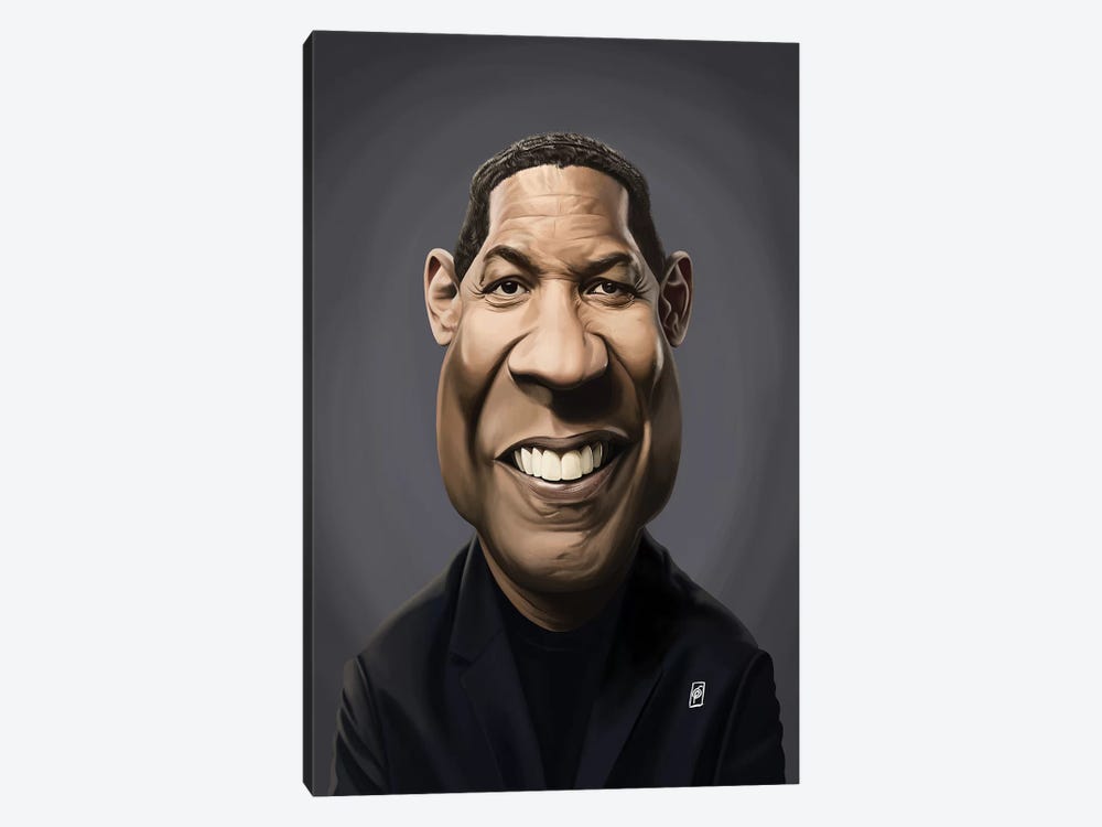 Denzel Washington by Rob Snow 1-piece Canvas Print