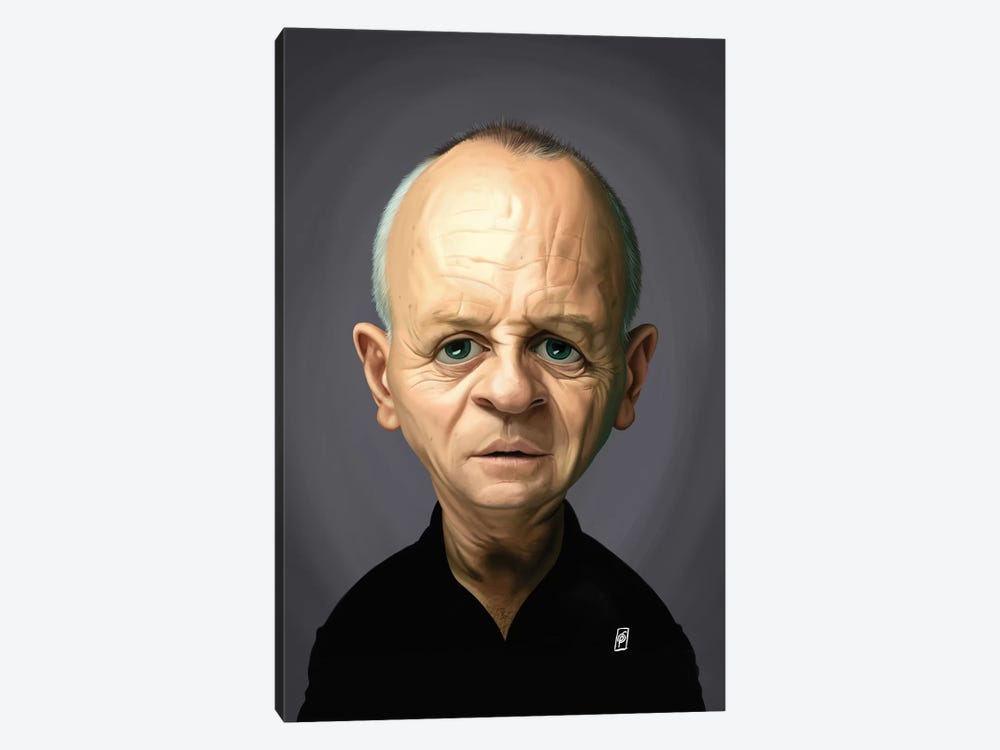 Anthony Hopkins by Rob Snow 1-piece Canvas Print