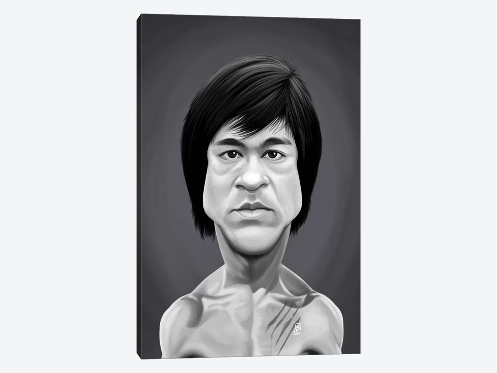 Bruce Lee by Rob Snow 1-piece Canvas Print