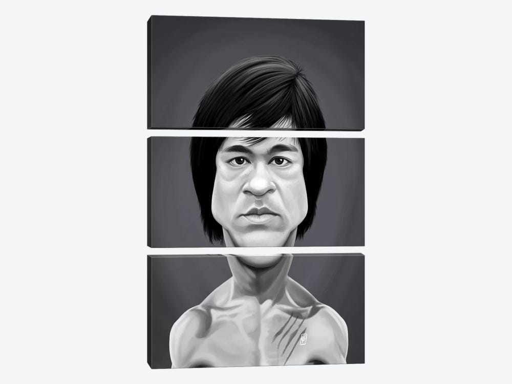 Bruce Lee by Rob Snow 3-piece Art Print