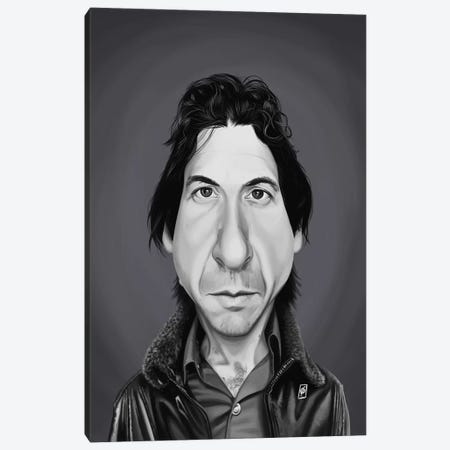 Leonard Cohen Canvas Print #RSW351} by Rob Snow Canvas Art Print