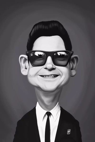 Roy Orbison Art Print By Rob Snow ICanvas   RSW353