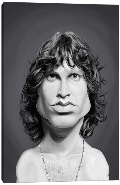 Jim Morrison Canvas Art Print - Rob Snow
