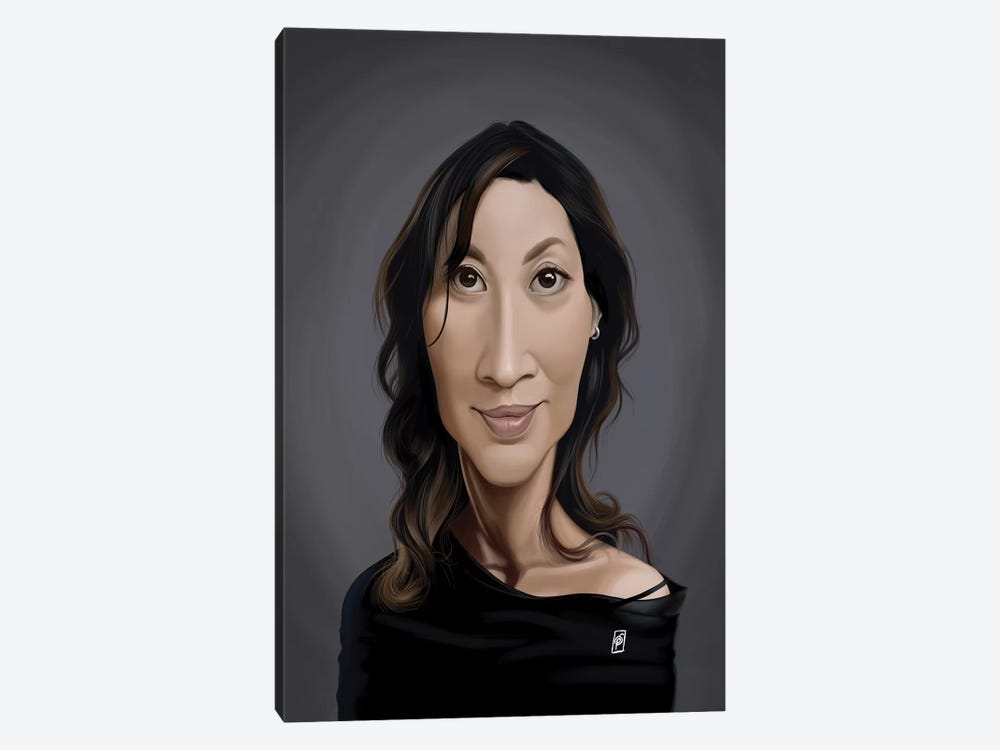 Michelle Yeoh by Rob Snow 1-piece Canvas Art