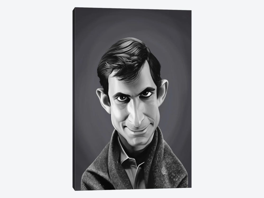 Anthony Perkins by Rob Snow 1-piece Canvas Print