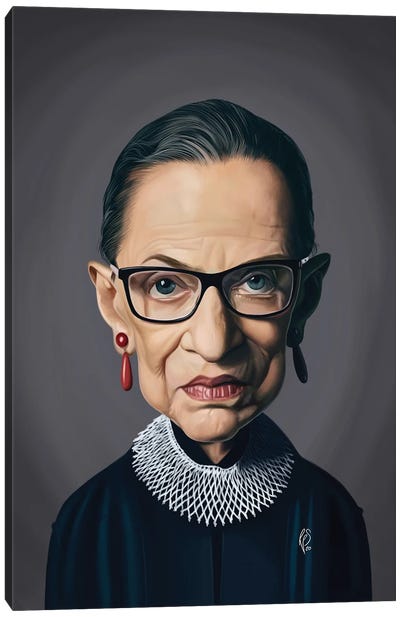 Ruth Bader Ginsburg - RBG Canvas Art Print - Office Humor