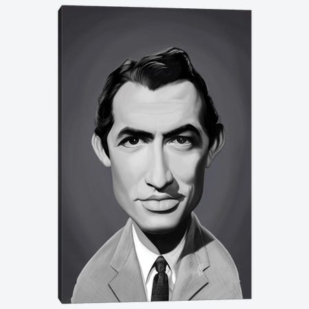 Gregory Peck Canvas Print #RSW400} by Rob Snow Canvas Print