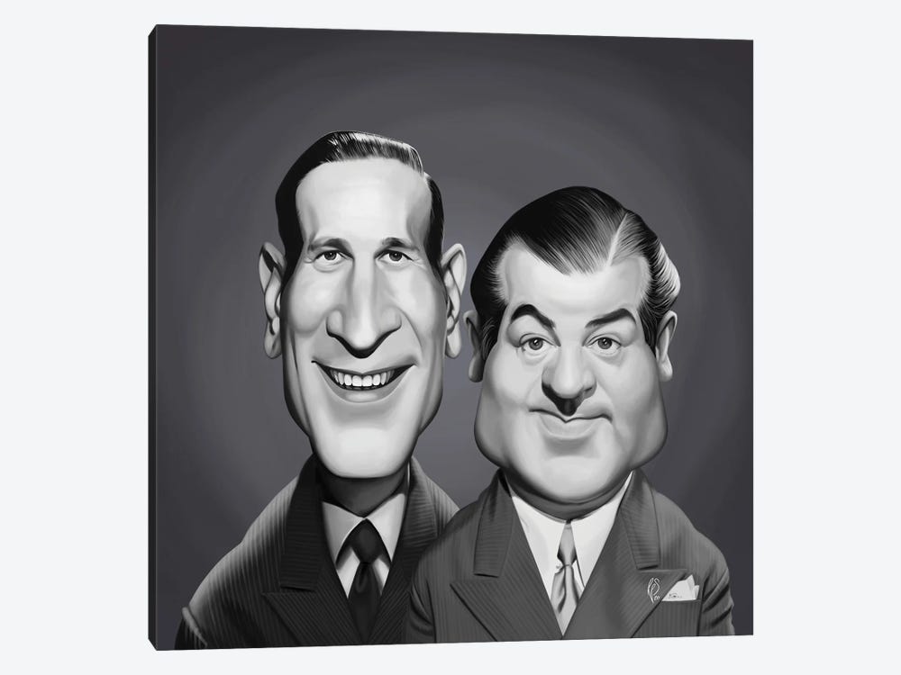 Abbott and Costello by Rob Snow 1-piece Canvas Artwork
