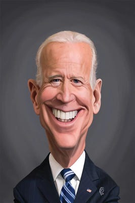 Joe Biden Canvas Artwork by Rob Snow | iCanvas