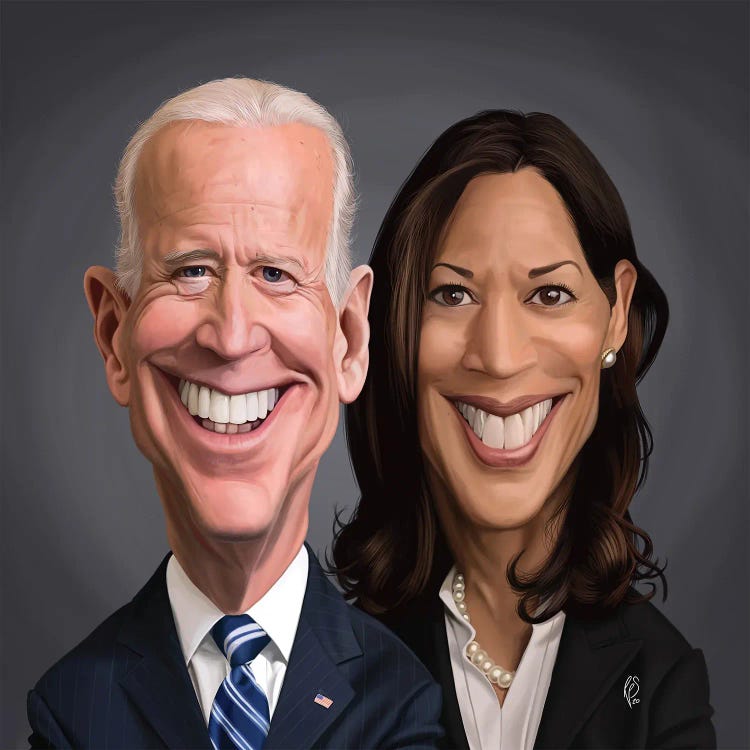 Joe Biden and Kamala Harris