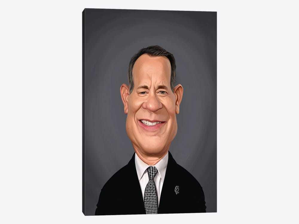 Tom Hanks by Rob Snow 1-piece Canvas Artwork