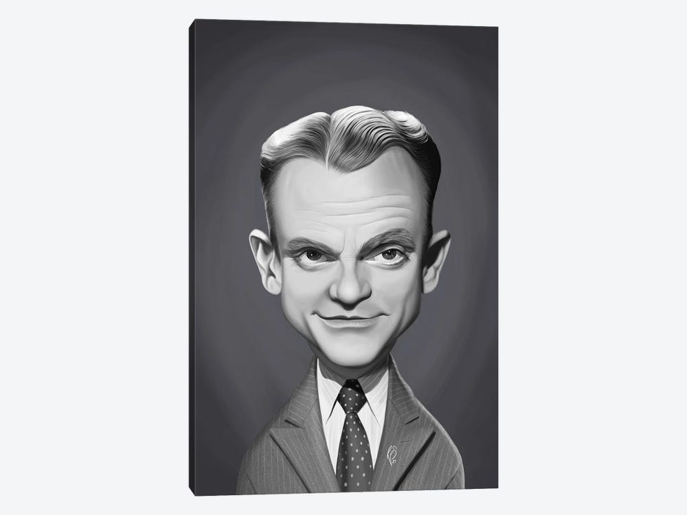 James Cagney by Rob Snow 1-piece Canvas Art