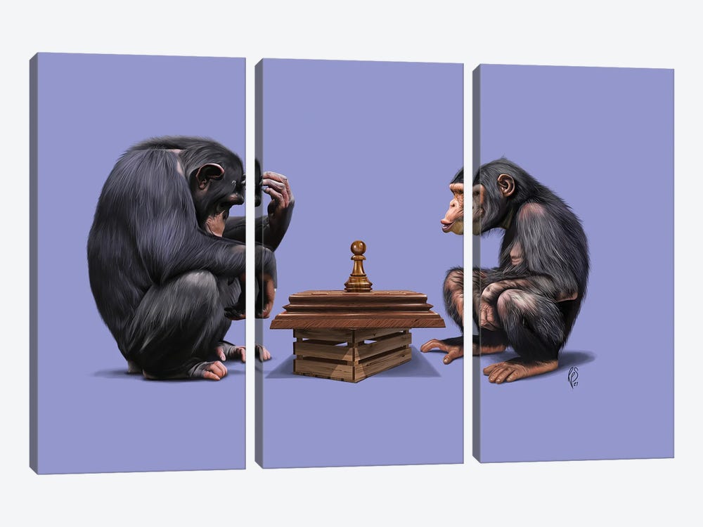 The Pawns (Color) by Rob Snow 3-piece Art Print