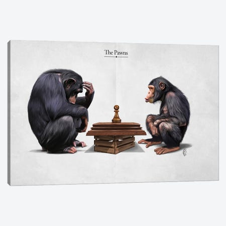 The Pawns (Title) Canvas Print #RSW439} by Rob Snow Canvas Artwork