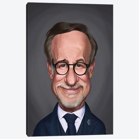 Steven Spielberg Canvas Print #RSW462} by Rob Snow Canvas Print