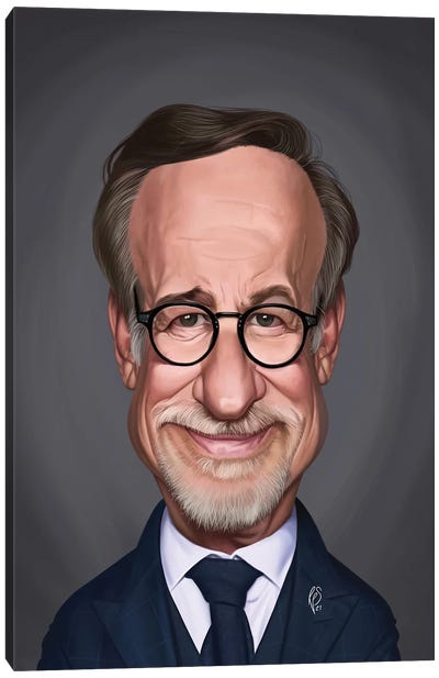 Steven Spielberg Canvas Art Print - Producer & Director Art