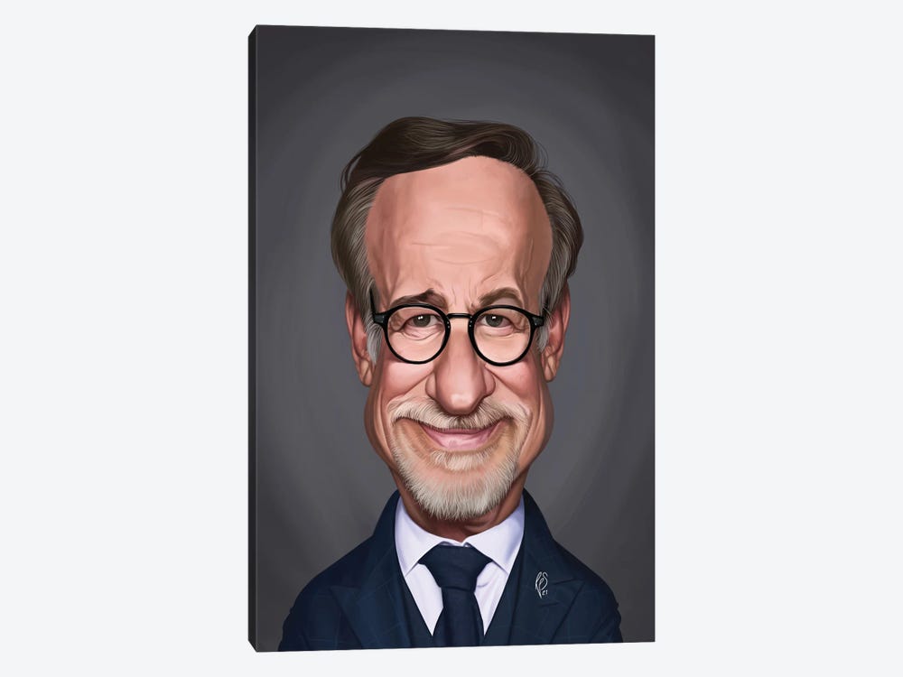 Steven Spielberg by Rob Snow 1-piece Canvas Wall Art