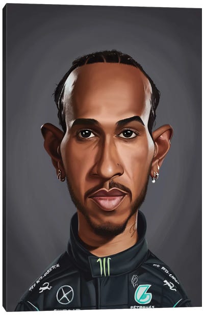 Lewis Hamilton Canvas Art Print - Lewis Hamilton