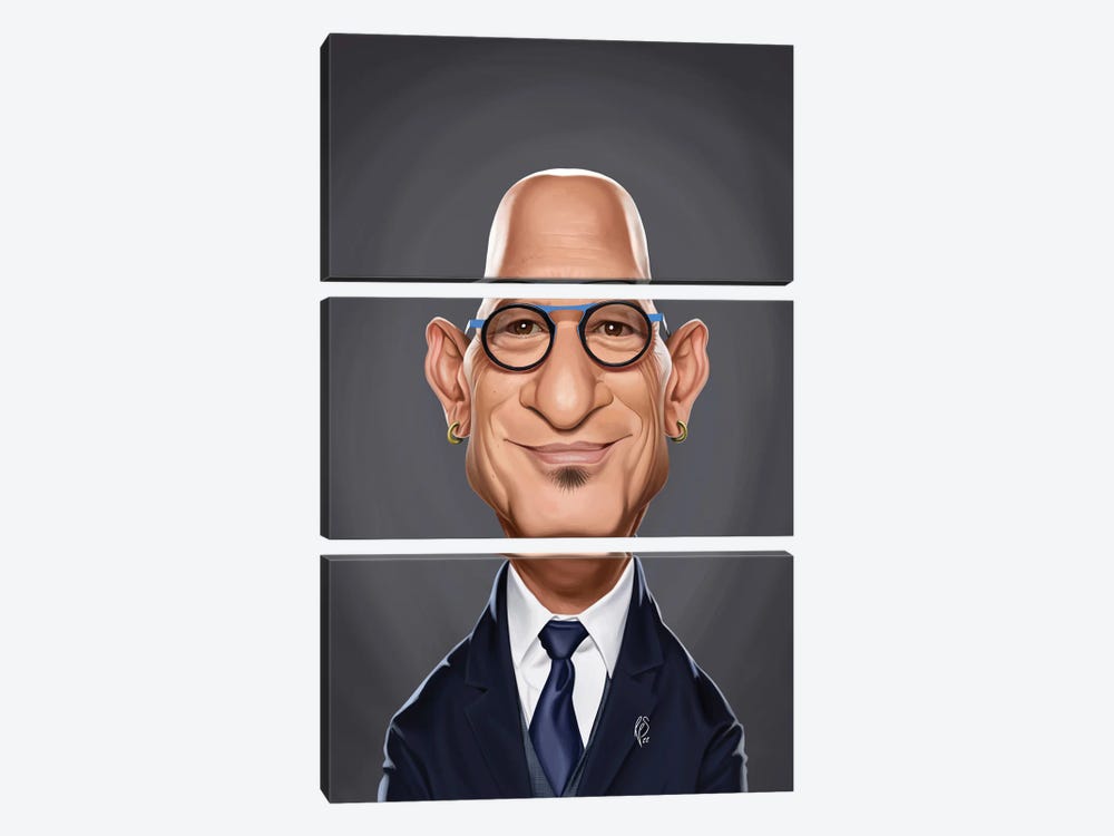 Howie Mandell by Rob Snow 3-piece Canvas Print