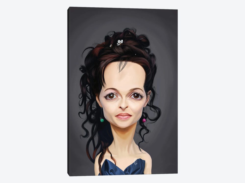Helena Bonham Carter by Rob Snow 1-piece Canvas Art