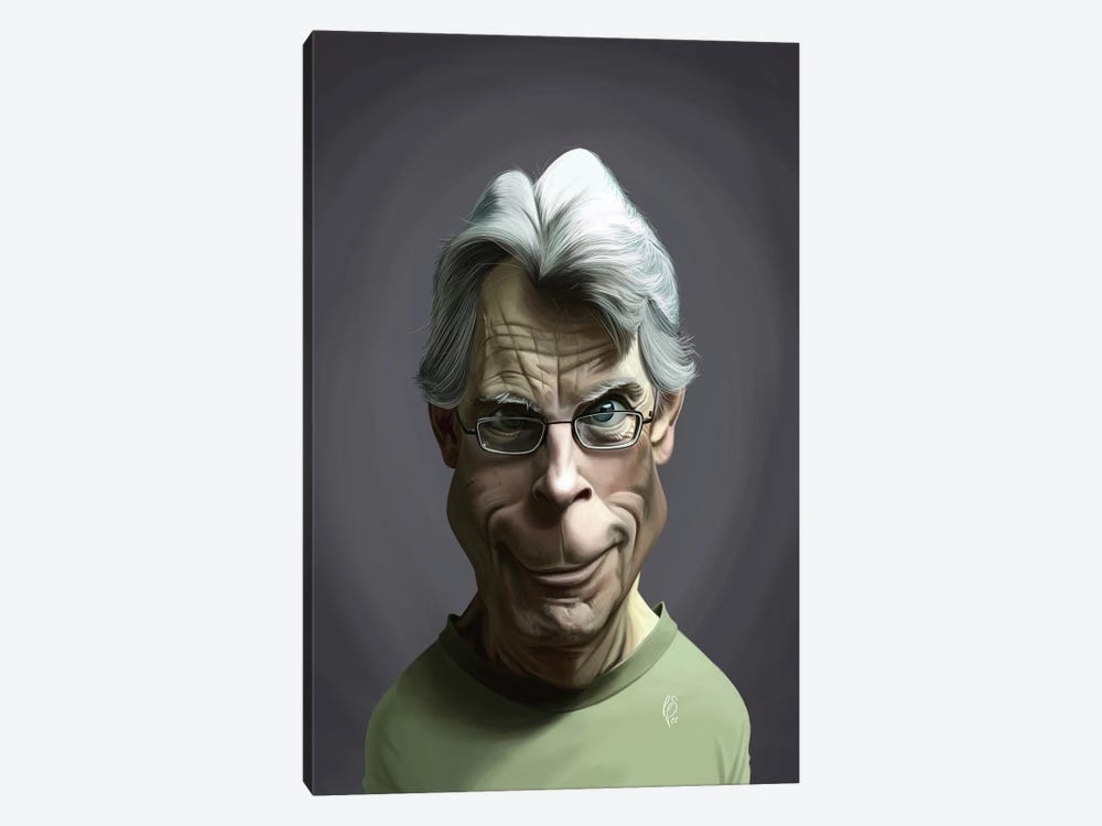 Stephen King by Rob Snow 1-piece Canvas Artwork