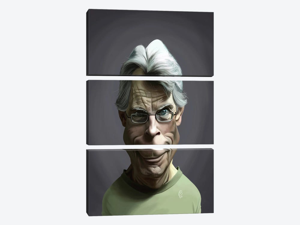 Stephen King by Rob Snow 3-piece Canvas Art