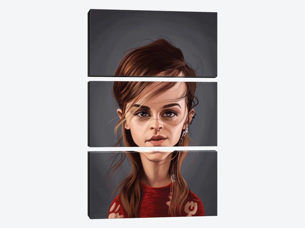 Emma Watson by Rob Snow 3-piece Art Print