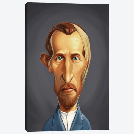 Vincent Van Gogh Earless Canvas Print #RSW502} by Rob Snow Canvas Artwork