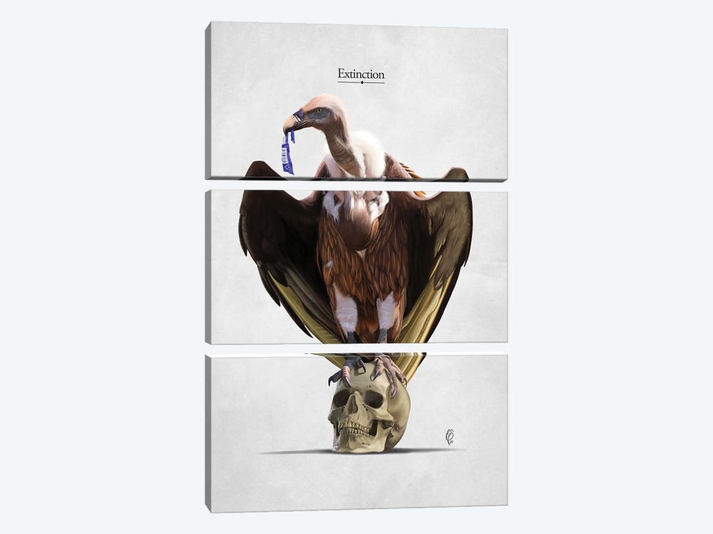 Extinction - Titled by Rob Snow 3-piece Canvas Art