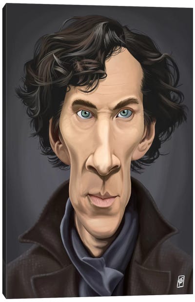 Benedict Cumberbatch I Canvas Art Print - Satirical Humor Art