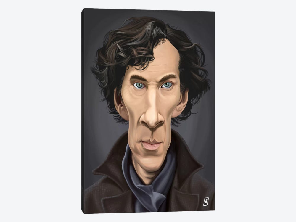 Benedict Cumberbatch I by Rob Snow 1-piece Canvas Art Print