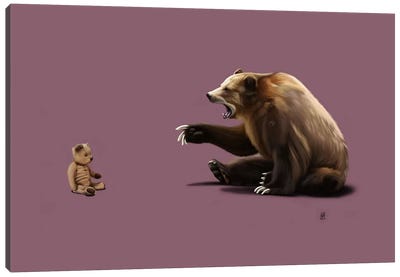 Brunt III Canvas Art Print - Teddy Bear