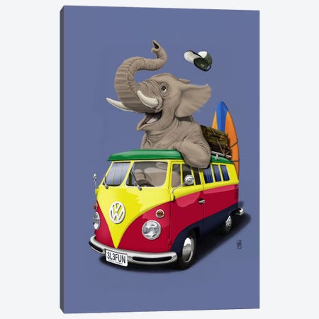 Pack-the-trunk III Canvas Print #RSW6} by Rob Snow Canvas Art Print